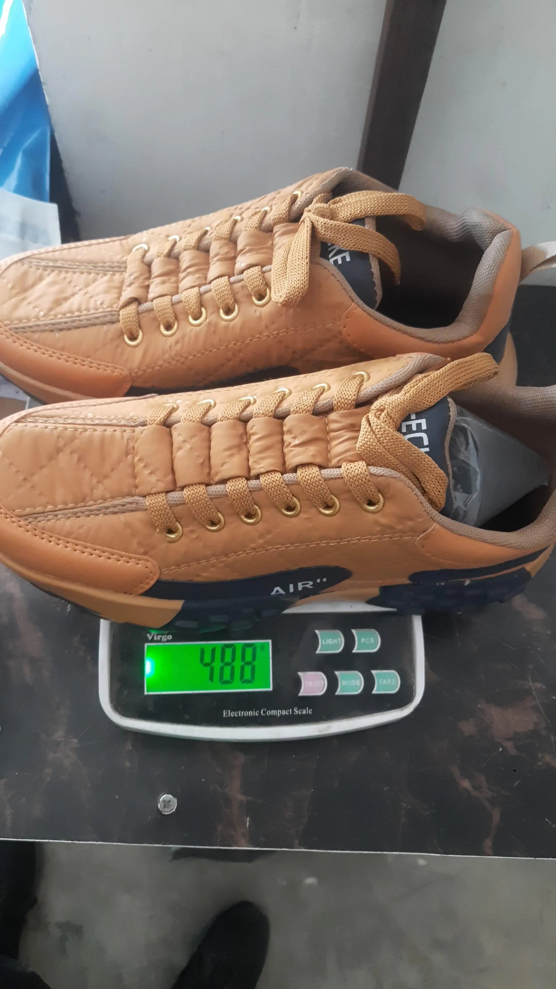 Men's Korean Style High Top Fashion Casual Shoes (Boots) Tan_06