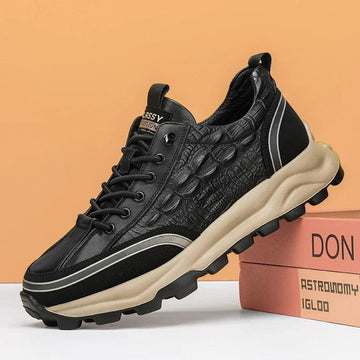 Alligator Crafted Shoe(BLACK)