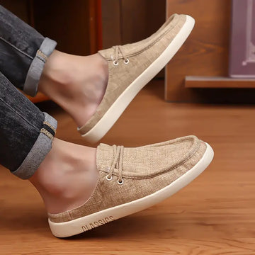 CASUAL KHAADI SLIP-ON LOAFER (KHAKI)